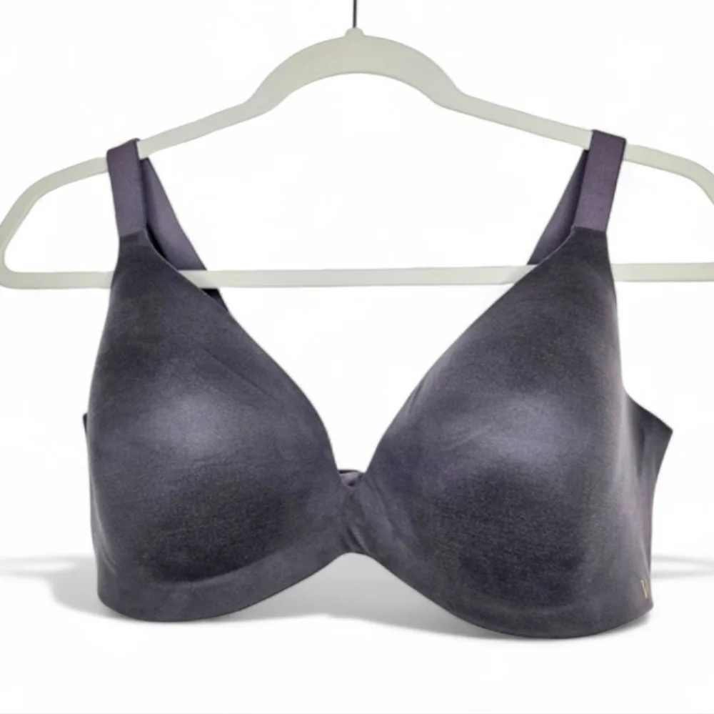 Victoria's Secret Lined, Semi Demi Bra. Gray. 38D - Picture 2 of 13